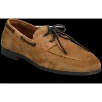 Tommy Hilfiger pour homme. FM0FM05863 Chaussures bateau en cuir marron avec semelles flexibles (45), Plat, Lacets, Casuel