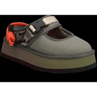 Ugg pour femme. 1180111 Bea Mary Jane Wildwood chaussures en cuir vert olive brûlé (36), Plat, Boucle, Casuel, Nylon recyclé