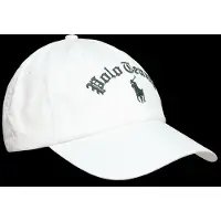 Ralph Lauren pour homme. 710B19129001 Casquette en sergé brodée blanc (OSFA), Casuel, Coton