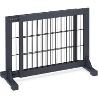 Relaxdays - Barrière De Sécurité, Extensible, Escaliers Et Portes, Hxl : Env. 56x70-115 Cm, Pour Enfants & Chiens, Grise