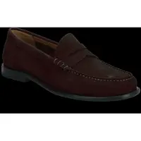 BOSS pour homme. 50563161 Mocassins Tevan marron foncé (43), Plat, Cuir, Aucun, Casuel