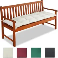 Detex Coussin pour banc rouge assise jardin