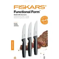 Fiskars Ensemble De Couteaux Functionalform Steak Knives Set 3 Pieces