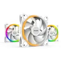 Be quiet! Ventilateur - Light Wings - BL100 - 120mm - PWM - ARGB Blanc - Kit x3