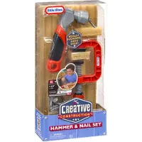 Little Tikes Creative Construction Hammer And Nail Kit Marron Enfants