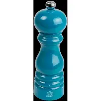 Peugeot Moulin à sel PARIS 18cm Bleu Pacifique Bois de hêtre uSelect Moulin à zirconium