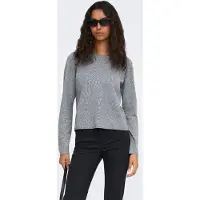 ONLY Pull-over 'ONLLOYAL' gris chiné