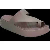Crocs Tongs GETAWAY PLATFORM TOE LOOP femmes - Marron - 37 / 38