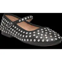 Steve madden Ballerines à lanières 'Vinetta-R' noir / argent / transparent