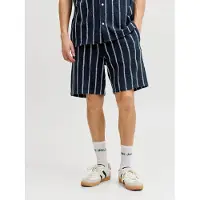Jack & Jones Pantalon 'JPSTJaiden' bleu foncé / blanc