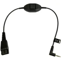 Jabra - Câble pour casque micro - jack micro mâle pour Déconnexion rapide mâle