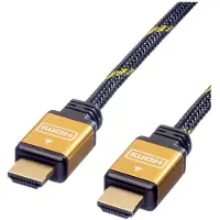 Roline - Câble HDMI - HDMI mâle pour HDMI femelle - 3 m - double blindage - noir