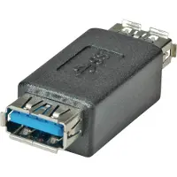 Roline Rotronic Roline 12032991 USB 3.0 Gender Changer, Type A Femelle vers Femelle Noir