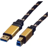 Secomp Roline Gold câble USB - 3 m