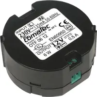 Comatec OTF/06.12RA Alimentation AC/DC 12 V/DC 0,5 A 6 W