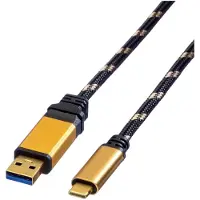 Roline Gold - Câble USB - USB Type A (mâle) vers USB-C (mâle)