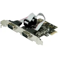 Value PCI-Express-Karte, Seriell RS232, D-Sub 9, 2 Ports (15.99.2118)