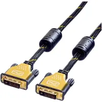 Roline Gold Câble Pour écran Dvi, M-m, (24 1) Dual Link 3,0m