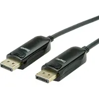 Roline - Câble DisplayPort - DisplayPort (M) pour DisplayPort (M) - 50 m - support 4K, actif - noir