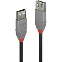 Lindy 36705 Rallonge USB 2.0 Type A/A Anthra Line M/F 5m