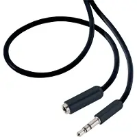 Speaka Professional SP-7870468 Câble d'extension audio jack (1x prise jack 3.5 mm (3 m, Câble AUX)