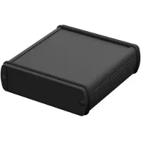 Bopla Profil Boîtier Alubos (Boîtier), Accessoires électroniques + boîtier, Noir