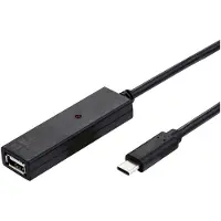 Value Valeur VALEUR 12.99.1114 Câble USB USB 2.0 20 m USB A USB C Noir