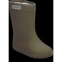 En fant Bottes en caoutchouc vert foncé