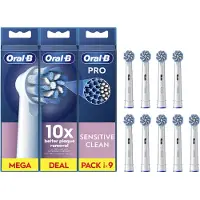 Oral-B Pro Sensitive Clean 9 pièce(s) Blanc