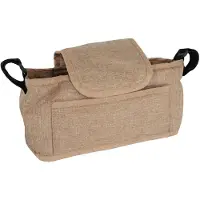 MonsterShop Sac Caddy pour Poussette pour Animaux de Compagnie Beige