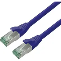 Roline RM Patchkabel Cat.6A S/FTP (PiMF), blau, 10 m