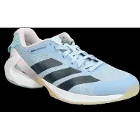 Adidas Chaussures d'intérieur Adizero Courterblast Femme Glow Blue/Shadow Navy/Clear Pink