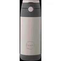 Aya & Ida Bouteille Isotherme AYA&IDA Drinking Bottle Kids straw Cream Beige 350 ml