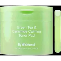 By Wishtrend - Green Tea & Ceramide Calming Toner Pad - Disques toniques hydratants