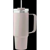 AYA&IDA Mug Isotherme AYA&IDA Thermocup with straw Cream Beige 885 ml