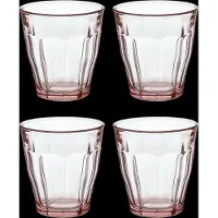Duralex Picardie-Becher 25 cl, Rosa (4er-Set), Verres, Rose