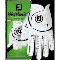 Footjoy Weathersof Golf White/Black Main gauche M/L Gants pour hommes