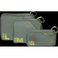 American Tourister sac de transport Packing Cubes S / M / L Olive / Lime kaki