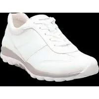 Gabor Comfort : chaussures pour femmes, chaussures à lacets, chaussures de sport, couleur blanche, chaussures décontractées