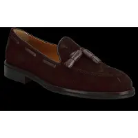 Hackett London pour homme. HMS200060 Mocassins en cuir souple Mayfair marron (45), Plat, 1 à 3 cm, Aucun, Casuel, Fête, Classique