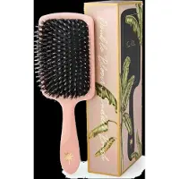 Fan Palm Brosse à Cheveux - Large - Double Floraison - - UneTaille - Brosse à Cheveux