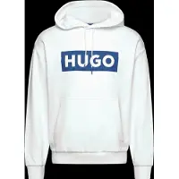 HUGO Sweat-shirt 'Nalves' bleu / blanc