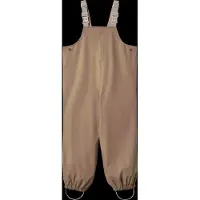 Wheat Pantalon de pluie av. Bretelles - PU - Charlo - Noisette - - 6 ans (116) - Pantalon de pluie