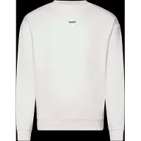 HUGO Sweat-shirt 'Dapocrew' noir / blanc