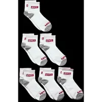 Levi's Kids Chaussettes gris / rouge / blanc