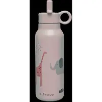 Liewood Récipient isotherme 'Falk 350 ml' sable / bleu clair / cognac / gris