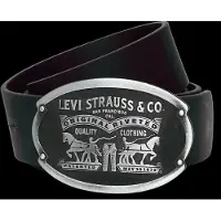 Levis Accessories Billy Plaque Belt Noir 85 cm Homme
