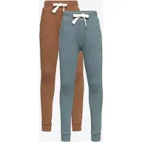 Minymo Pantalon de Jogging - 2 Pack - Caramel/Vert d'Eau - - 2 ans (92) - Pantalon de Jogging