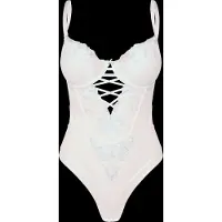 Hunkemoller Body 'Peonie' blanc