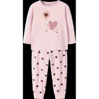 Name it Pyjama 'NMFCUTIE HEART' rose / rose pastel / bourgogne